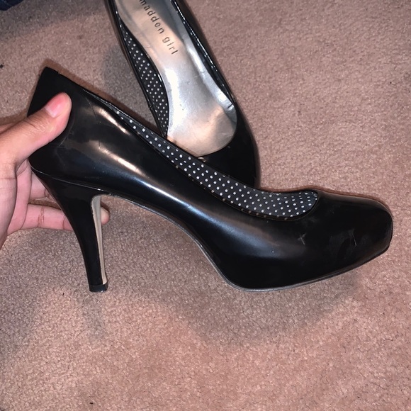 Black Madden girl Heels - Picture 2 of 3